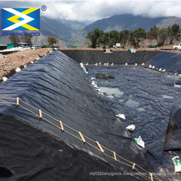 1.5mm Both Side Smooth HDPE Geomembrane for Landfill Waste Management